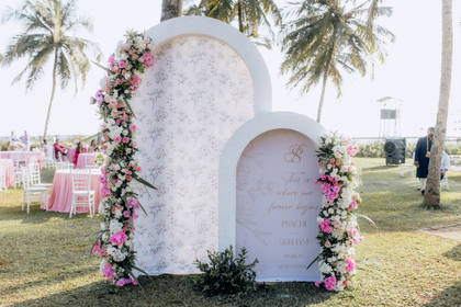 Signage and Photo-op — wedding decor — ITC Grand Goa